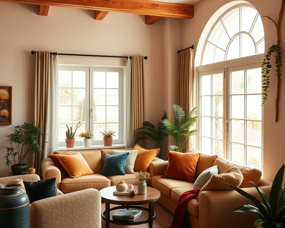 Behagliche Farbkonzepte fuer Wohnraeume