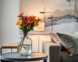 Moderne Wohnaccessoires fuer frischen Look