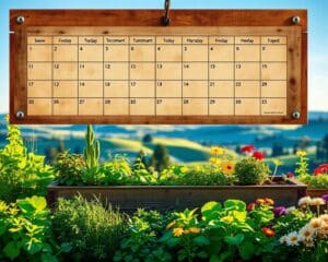 Was bringt ein Gartenkalender fuer die Planung?