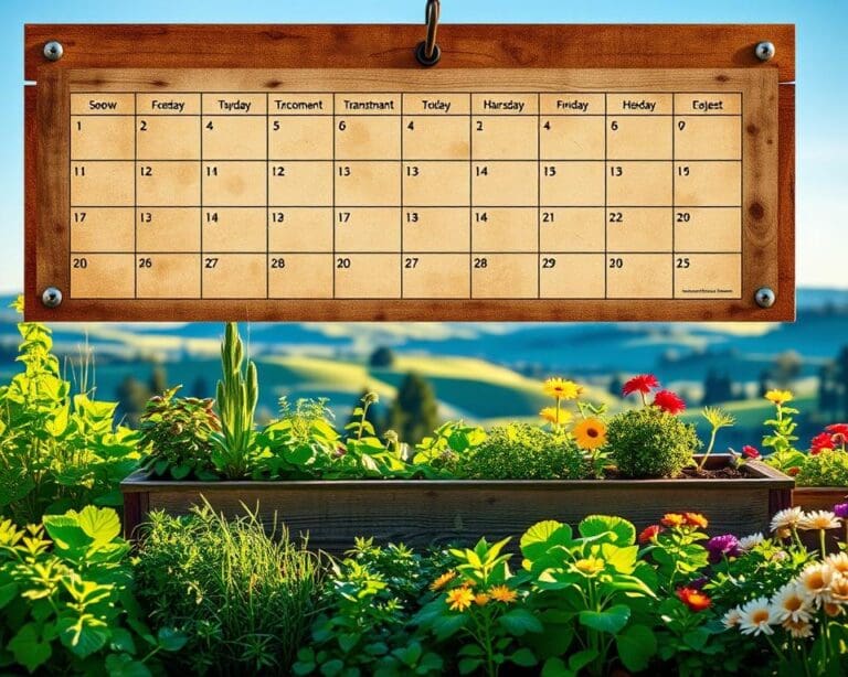 Was bringt ein Gartenkalender fuer die Planung?