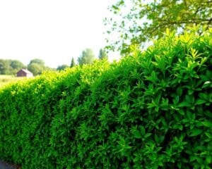 Was macht eine Hecke pflegeleicht und robust?