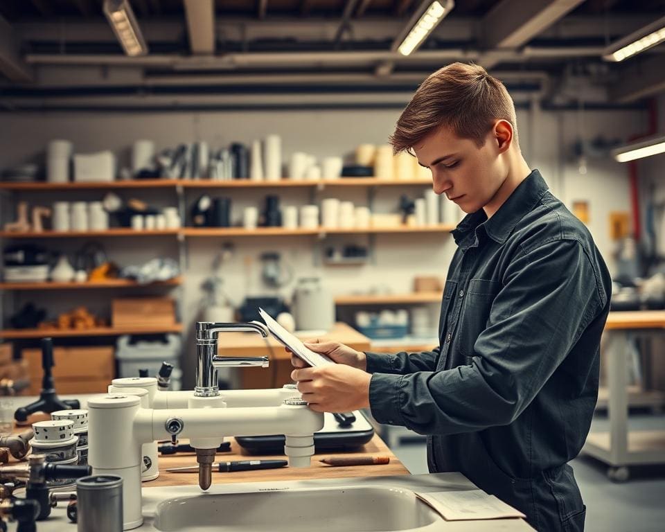 Welche Ausbildung fuehrt zum Beruf des Sanitärinstallateurs?
