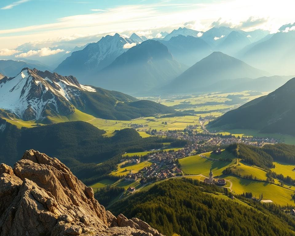 Welche Orte bieten die besten Aussichten auf die Alpen?