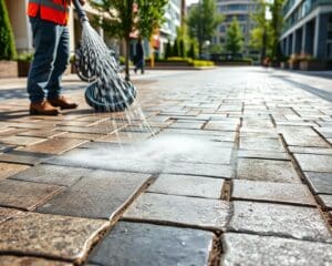 Welche Steinreinigung eignet sich fuer stark verschmutzte Pflastersteine?