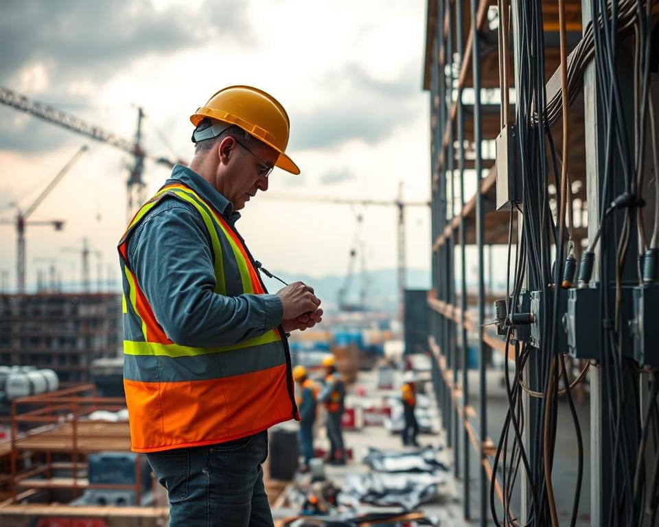 Wie arbeitet ein Elektriker auf modernen Baustellen?