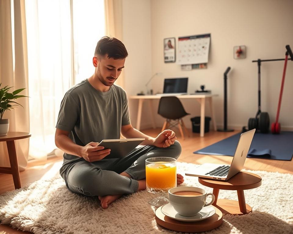Wie baust du gesunde Routinen im Alltag auf?