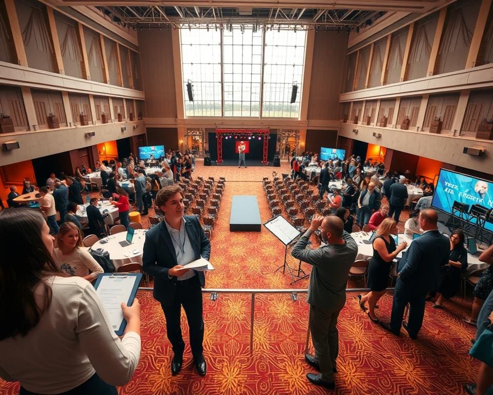 Wie betreut ein Eventplaner grosse Veranstaltungen?