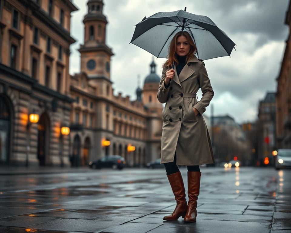 Wie bleibst du stilvoll bei wechselndem Wetter?