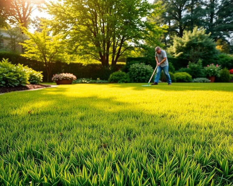 Wie bleibt ein Rasen auch im Sommer gesund?