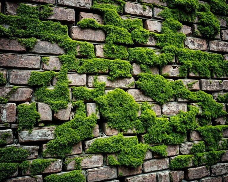 Wie entfernst du gruene Belage auf Klinkern sicher?