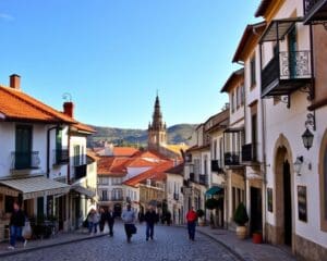 Wie erkundest du die alten Staedte in Portugal?
