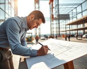 Wie fuehrt ein Bauzeichner moderne Projekte aus?