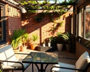 Wie gestaltest du eine kleine Terrasse optimal?