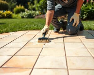 Wie reinigst du Keramikfliesen draussen richtig?