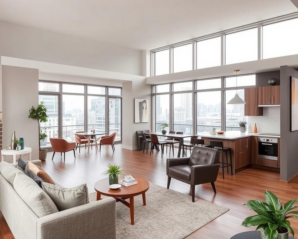 Wohnstilideen fuer urbane Haushalte