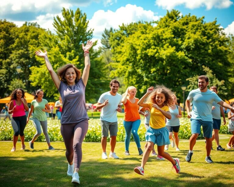 Lebensfreude durch Bewegung