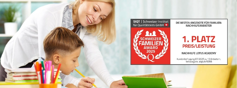 Nachhilfe Lotus Academy erhält Spitzenplatz
