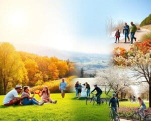 Outdoor-Aktivitäten für jede Jahreszeit