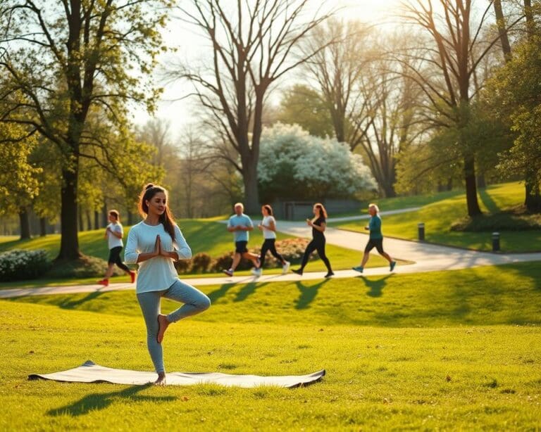 Sport, Natur und Balance verbinden