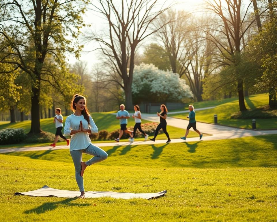 Sport, Natur und Balance verbinden