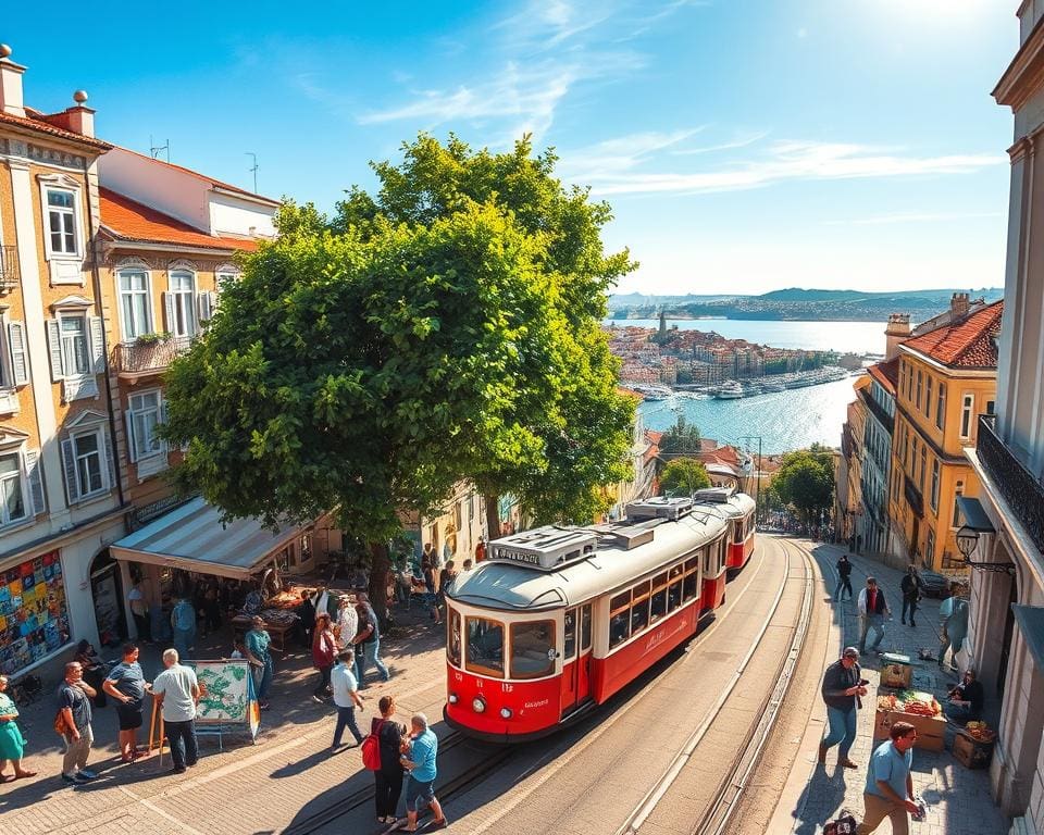 Was macht Lissabon lebendig und farbenfroh?