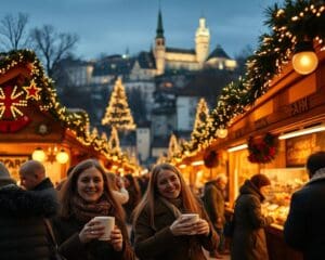Wie fuehlt sich ein Weihnachtsmarkt in Zuerich an?