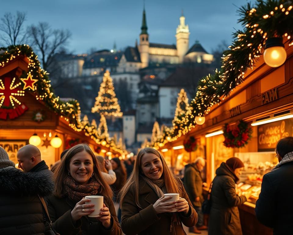 Wie fuehlt sich ein Weihnachtsmarkt in Zuerich an?