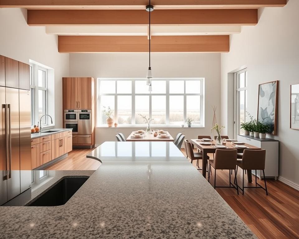 Wie gestaltet man eine offene Küche sinnvoll?