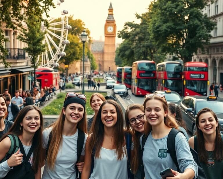 Warum zieht London junge Reisende an?