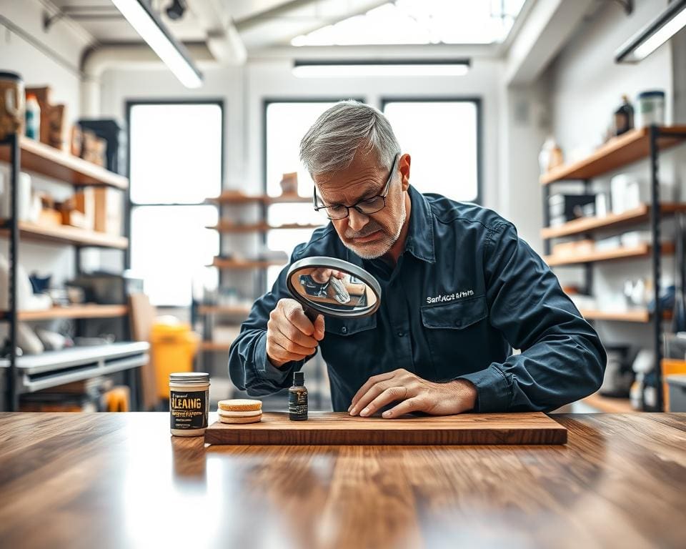 Wie arbeitet ein Pflegeexperte für Oberflächen?