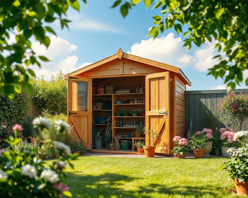 Warum sind Gartenhäuser praktisch für Stauraum?