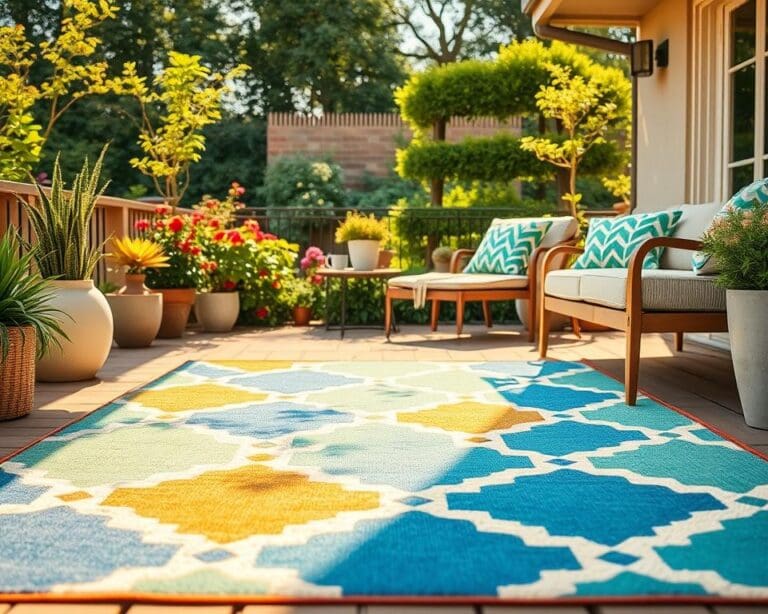 Warum sind Outdoor-Teppiche auf der Terrasse beliebt?