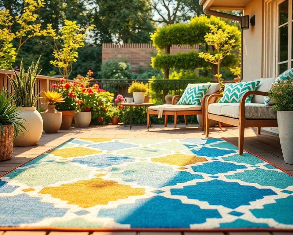 Warum sind Outdoor-Teppiche auf der Terrasse beliebt?