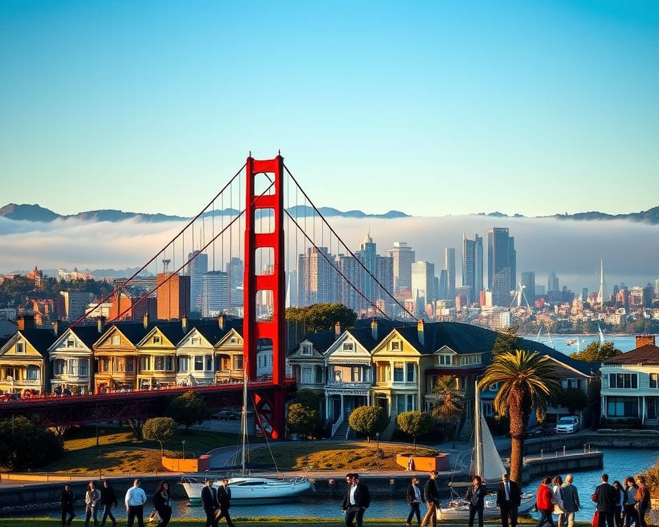 Was prägt das Stadtbild von San Francisco?