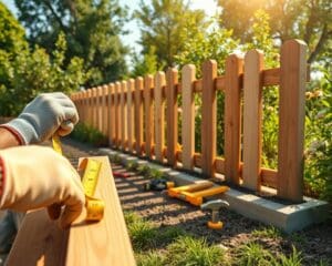 Wie baut man einen Gartenzaun richtig?