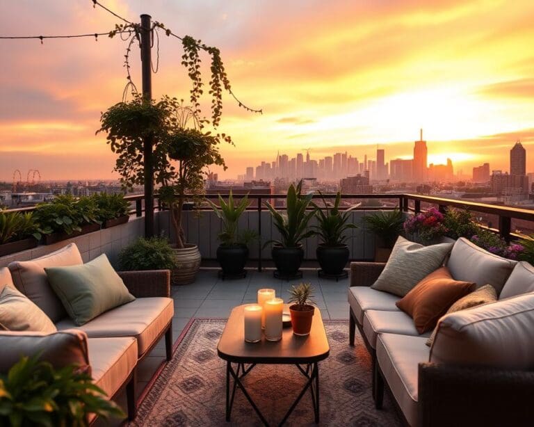 Wie gestaltet man eine Dachterrasse gemütlich?