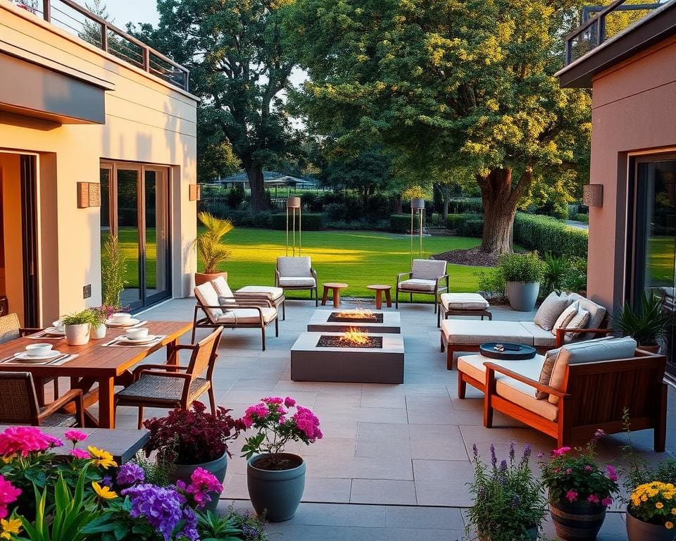 Wie gestaltet man eine Terrasse funktional?