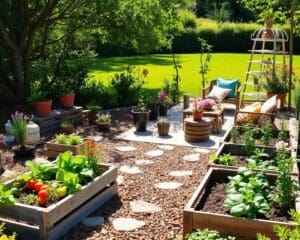 Wie gestaltet man einen Garten mit wenig Budget?