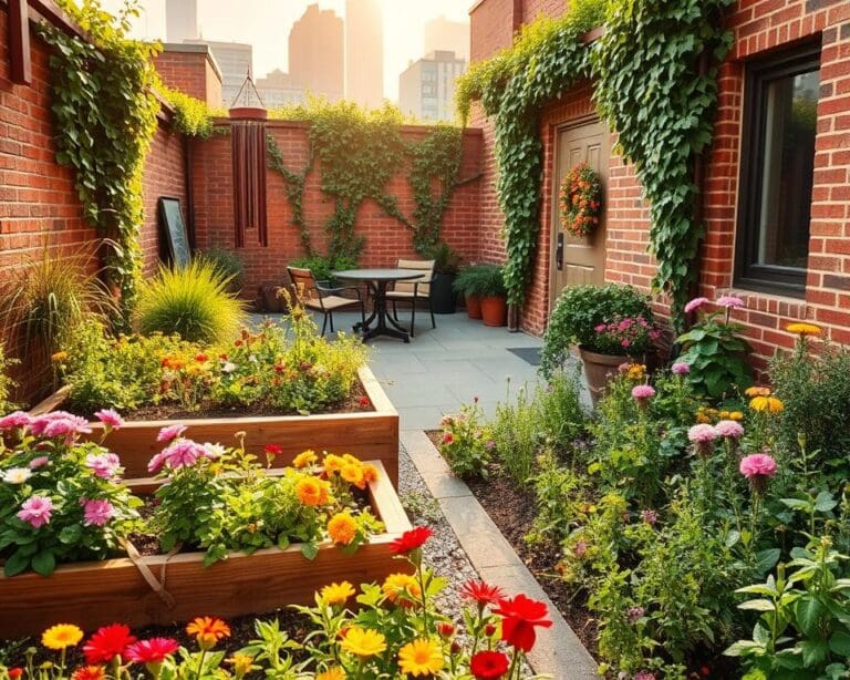 Wie gestaltet man einen kleinen Stadtgarten optimal?