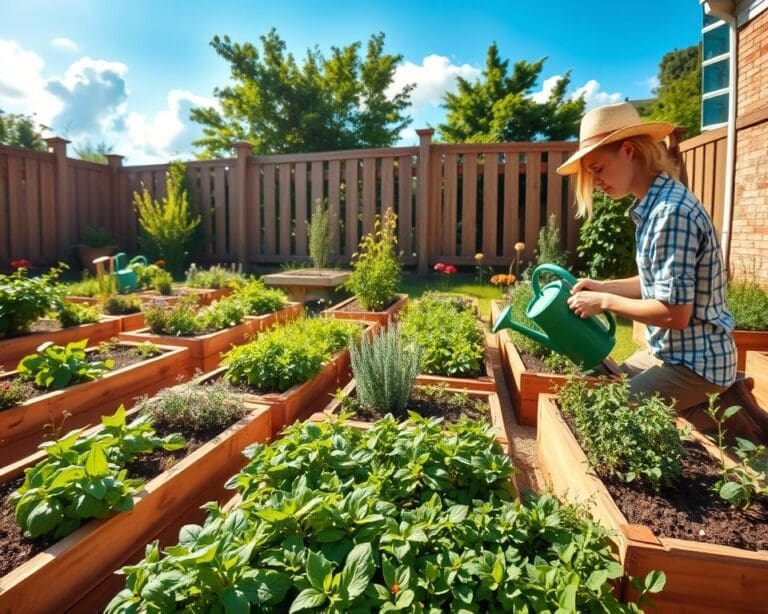 Wie legt man einen Kräutergarten an?