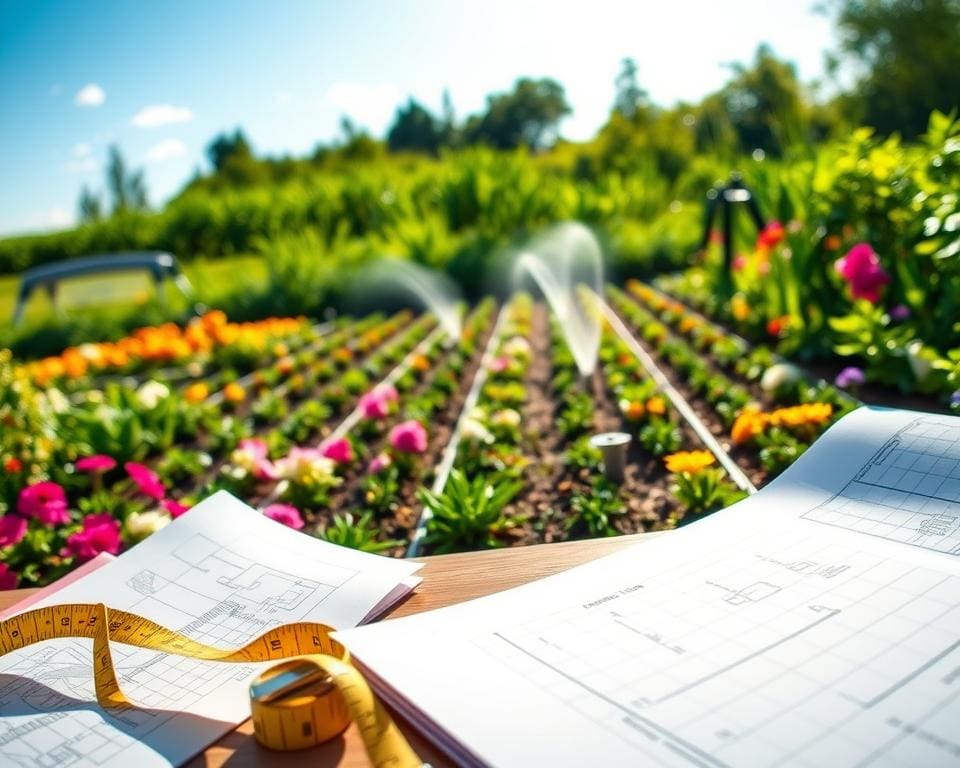 Wie plant man ein Gartenbewässerungssystem?