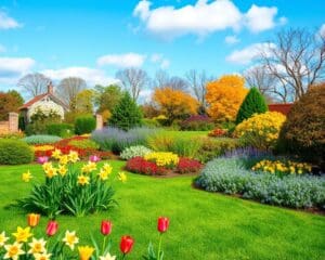 Wie plant man einen Garten für jede Jahreszeit?