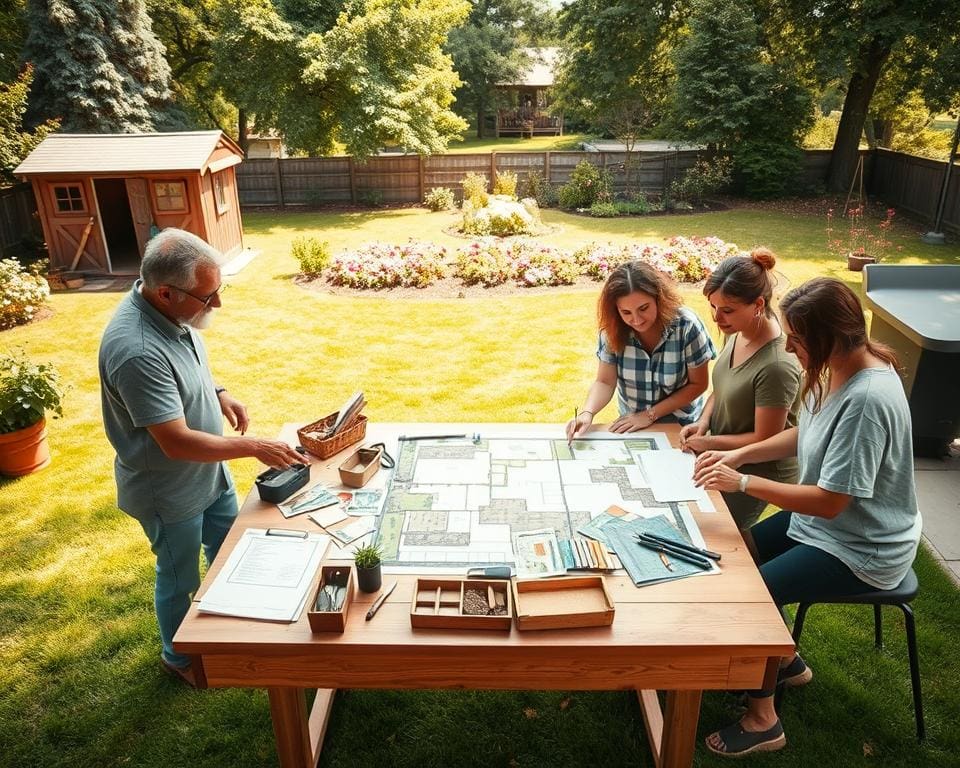 Wie plant man einen Garten von Grund auf?
