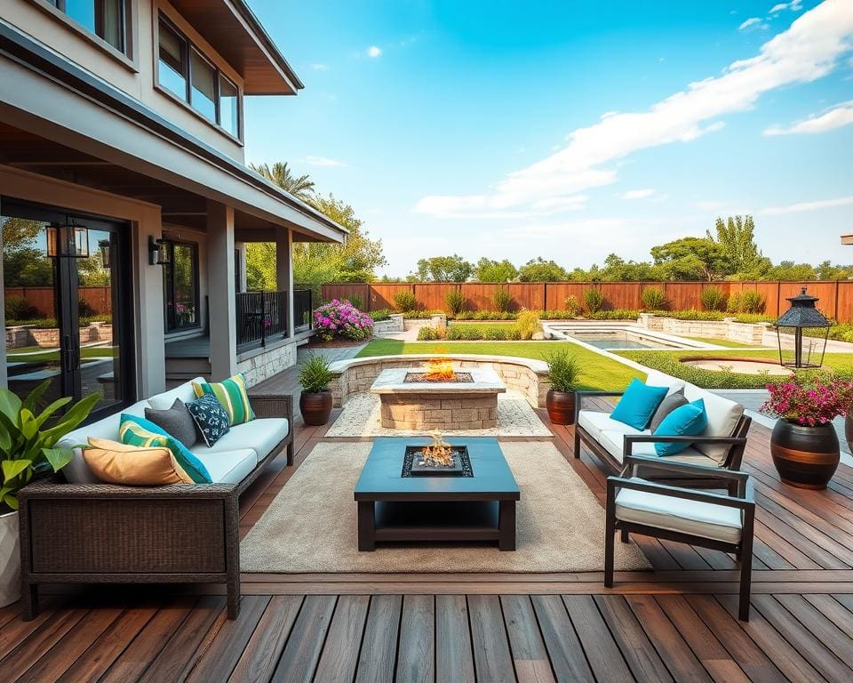 Wie plant man einen Outdoor-Wohnbereich?