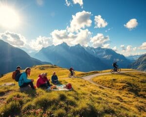 Was sind beliebte Freizeitideen in den Schweizer Alpen?