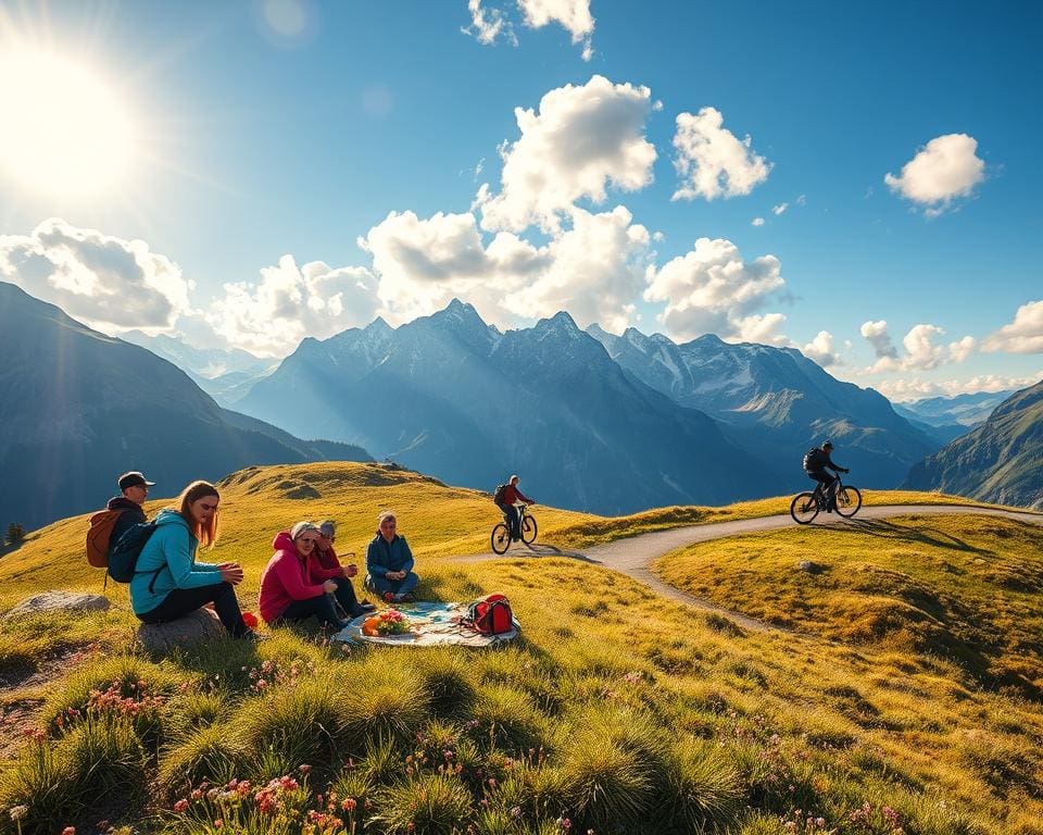 Was sind beliebte Freizeitideen in den Schweizer Alpen?