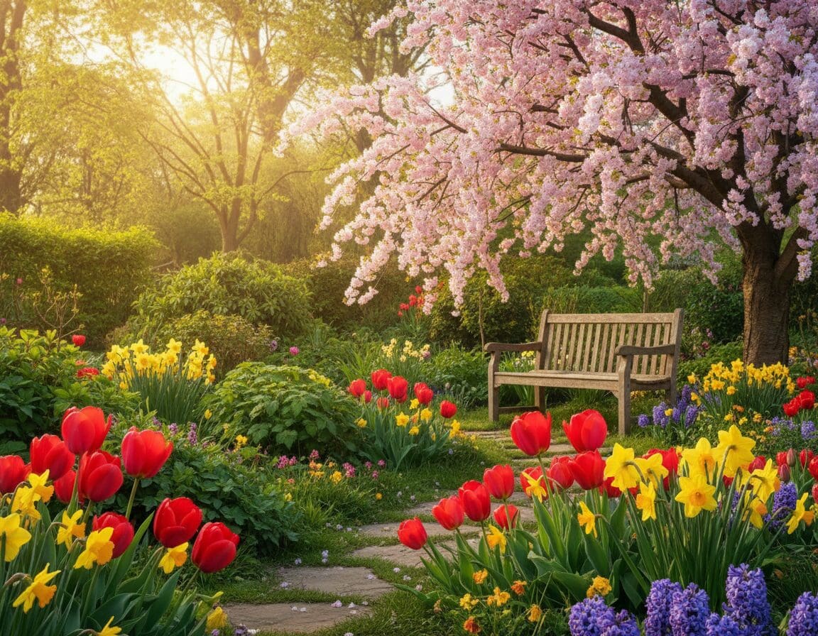 Welche Blumen solltest du im Frühling im Garten pflanzen?