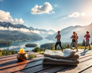 Wie kombiniert man Wellness und Outdoor-Aktivitäten?