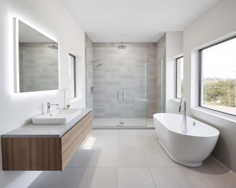 Badezimmer modern praktisch