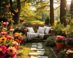 Garten gemütlich gestalten
